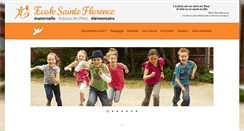 Desktop Screenshot of ecole-sainteflorence.com